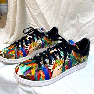 Adidas Stan Smith Size Tropical Birds Sneakers